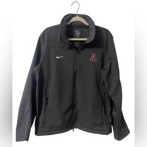 Nike gray  Windbreaker Jacket Full-Zip Athletic Style